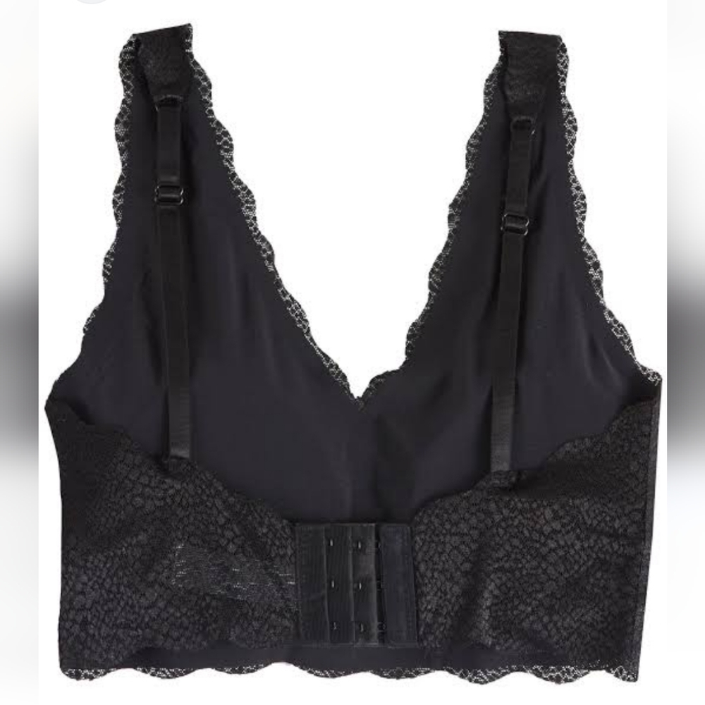 Snake Embossed texture comfort bra - Picture 2 of 6